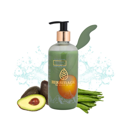 Aioli & Avocado Hair Growth Shampoo infused with Anagain