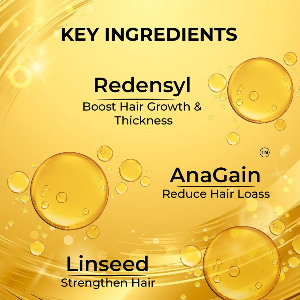 Honey & Linseed Advance Hair Growth Serum with AnaGain & Rendesyl