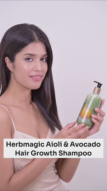 Aioli & Avocado Hair Growth Shampoo infused with Anagain